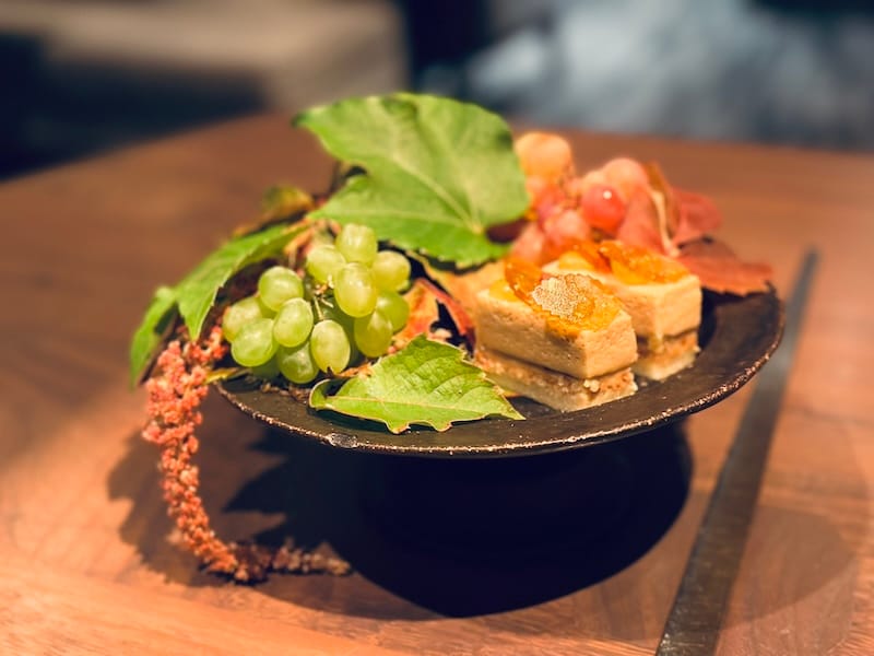 The stunning farm grape course. Photo: © tablehopper.com.