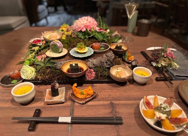 The opening hassun course at Single Thread. Photo: © tablehopper.com.