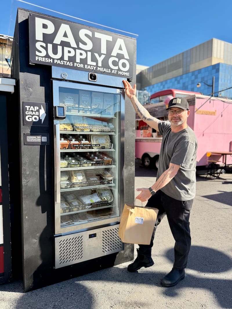 Introducing: the Pasta Supply Co kiosk at Spark Social! Photo: © tablehopper.com.