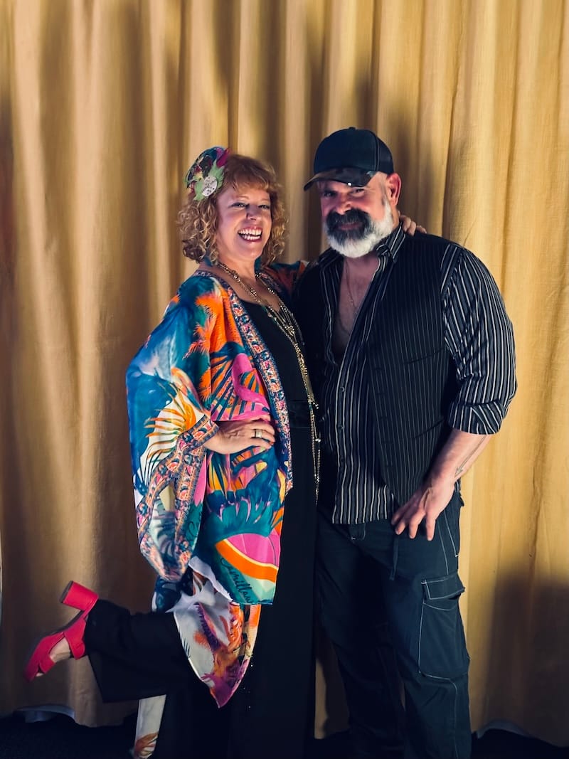 My Phoenix wingman and fellow SF guardian, star publicist Aaron Wessels of {point-bl_nk communications}. Photo: © tablehopper.com.