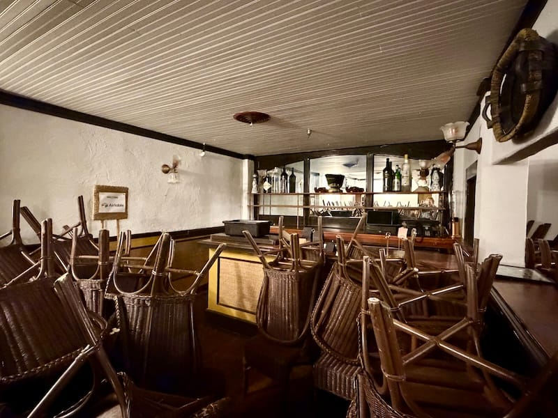 Some of the many wicker chairs they’ll be selling. Photo: © tablehopper.com.