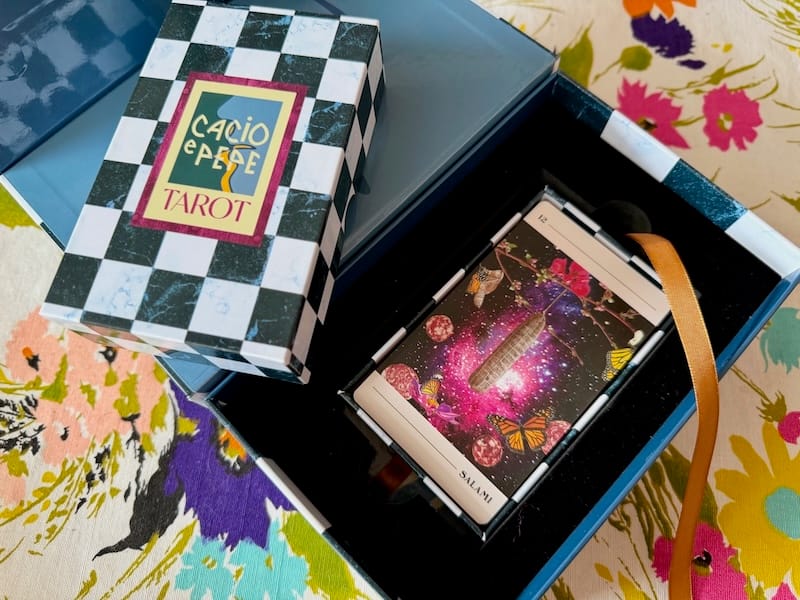 The Cacio e Pepe Tarot deck. Photo: © tablehopper.com.