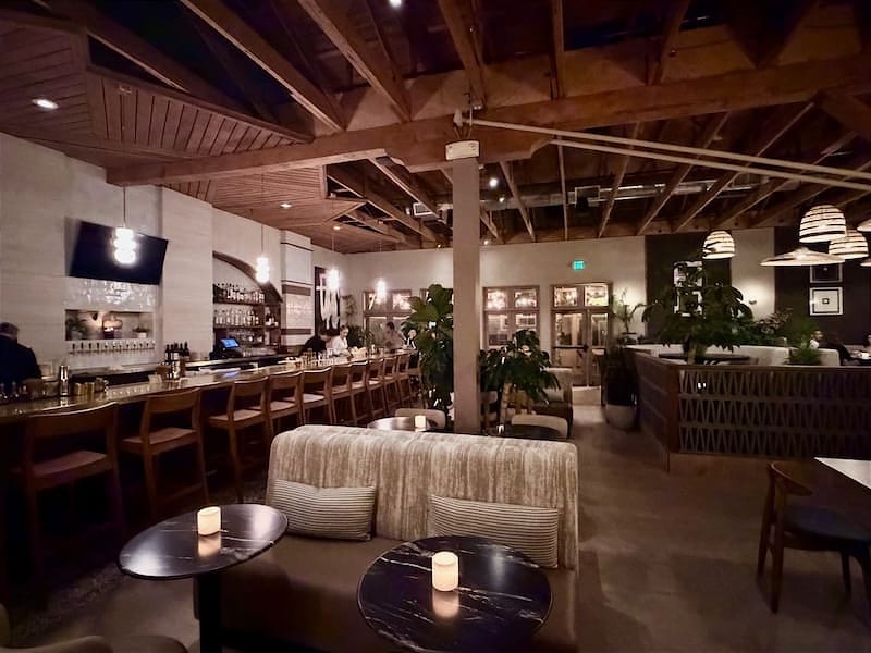 The bar and front lounge area at Equal Parts. Photo: © tablehopper.com.