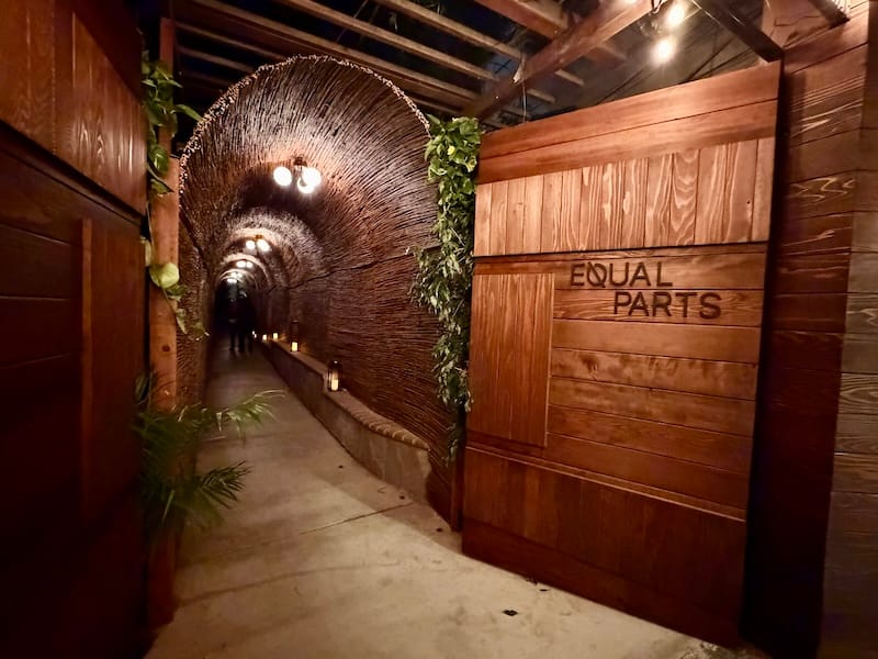 The entrance to Equal Parts. Photo: © tablehopper.com.