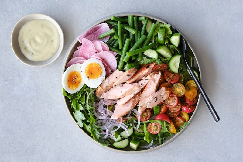 Smokeshow salmon salad. Photo courtesy of goop kitchen.