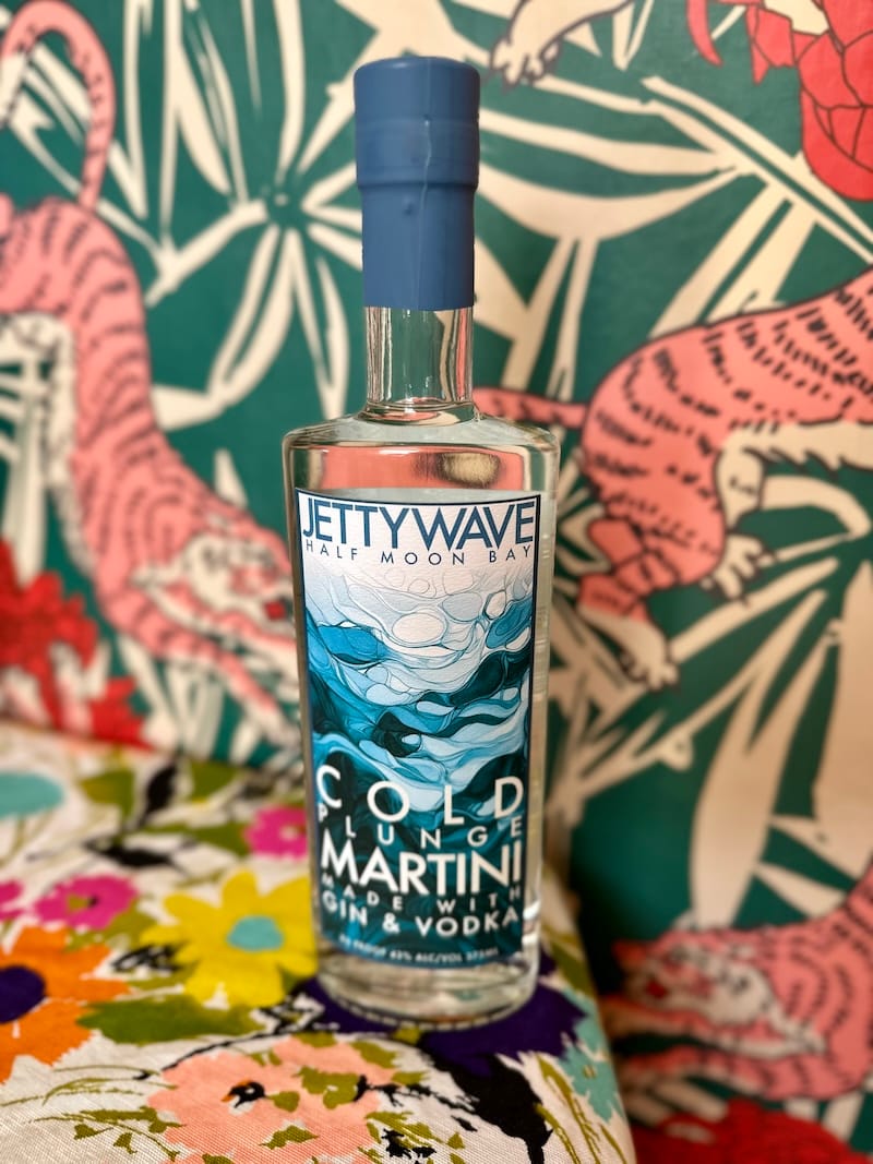 Keep the ready-to-pour Cold Plunge Martini in your freezer. Photo: © tablehopper.com.