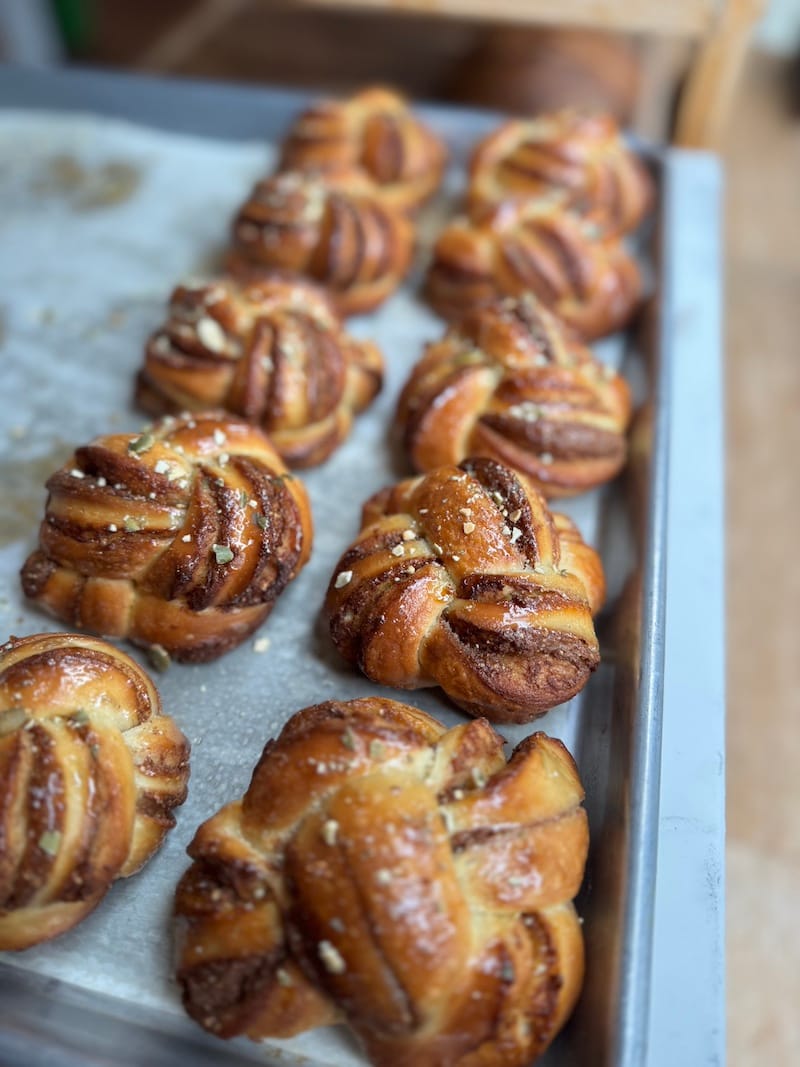 Pastry chef Melissa Loar’s black futsu babka is one of the featured pastries at this year’s Saturbake. Photo courtesy of Octavia.