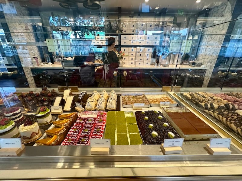 Just one part of the pastry counter at Turquaz in SoMa. Photo: © tablehopper.com.