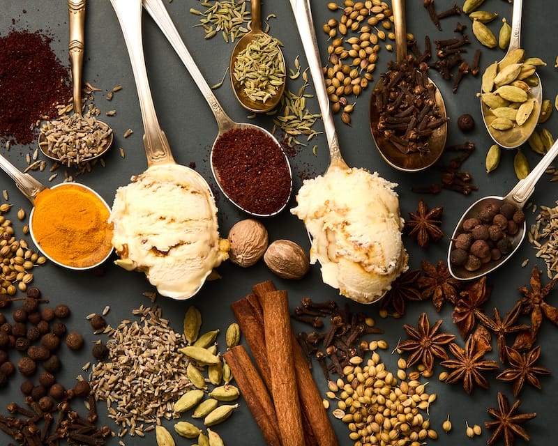 The latest Bi-Rite Creamery Ice Cream chef collab is with Foreign Cinema: Moroccan caramel swirl with ras el hanout. Photo courtesy of Foreign Cinema.