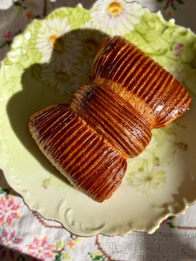 Put a bow on it. (Preferably one filled with raspberry jam.) From Le Carousel Patisserie. Photo: © tablehopper.com.