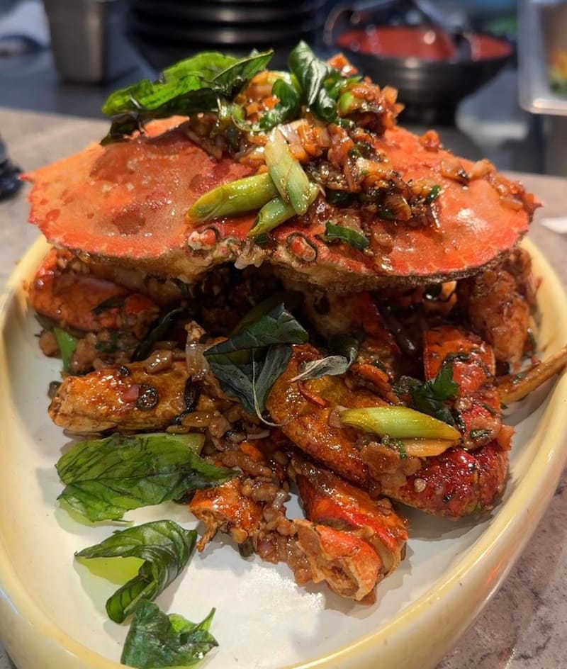 Don’t miss the crab special this week at Palette Tea House. Photo via Palette Tea House’s Facebook page.