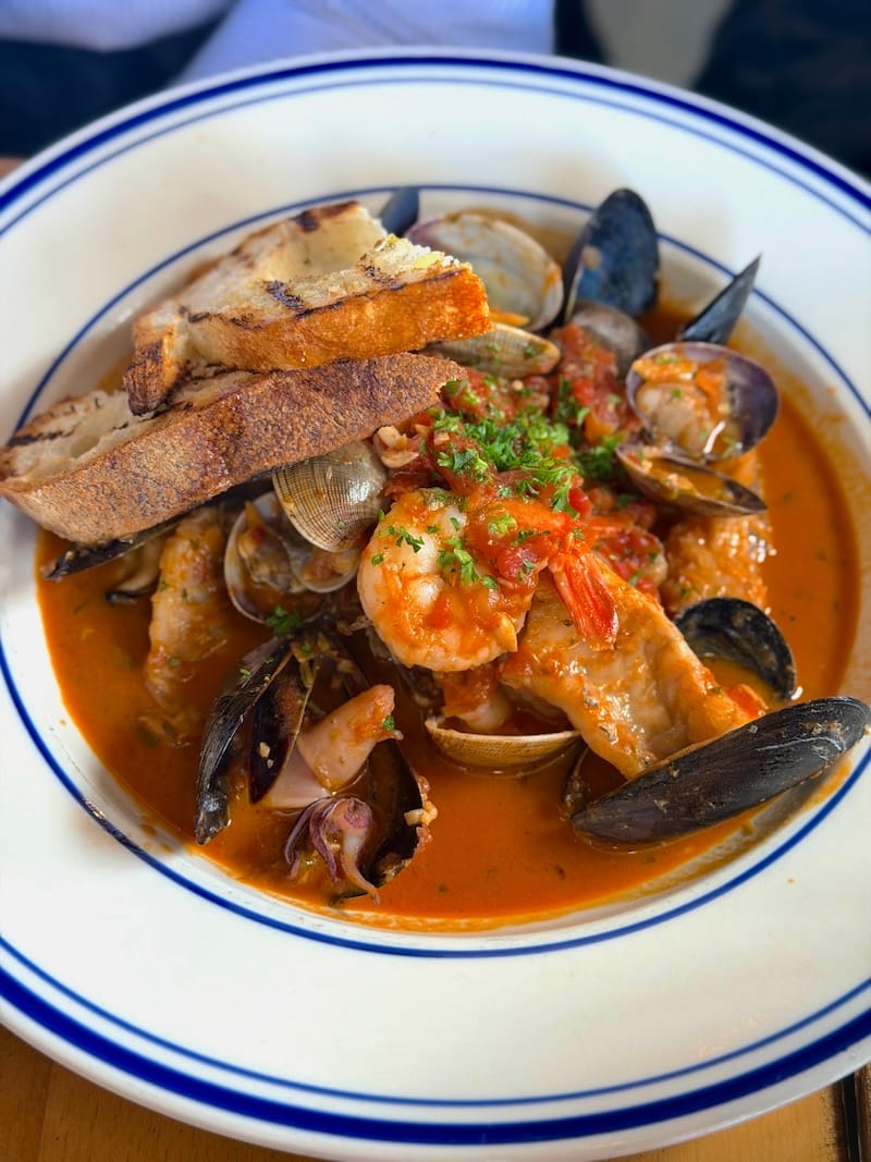 The epic cioppino at Popi’s Oysterette. Photo: © tablehopper.com.