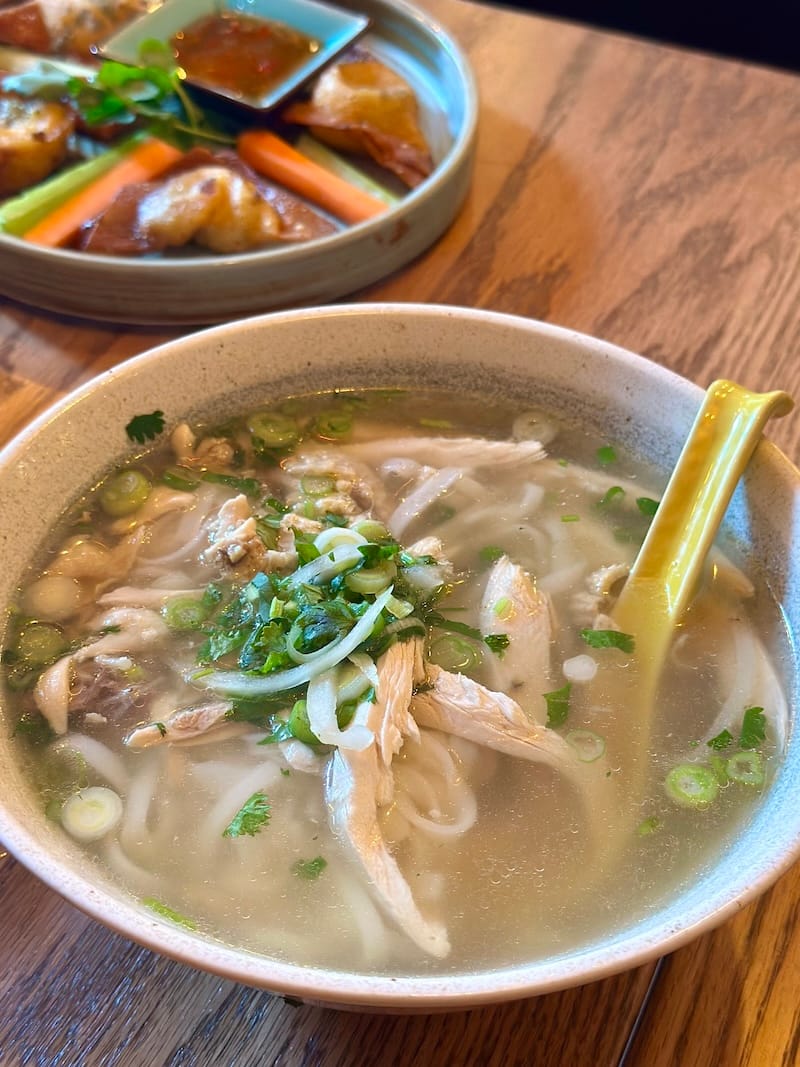 The iconic phở gà at Turtle Tower in the Financial District. Photo: © tablehopper.com.