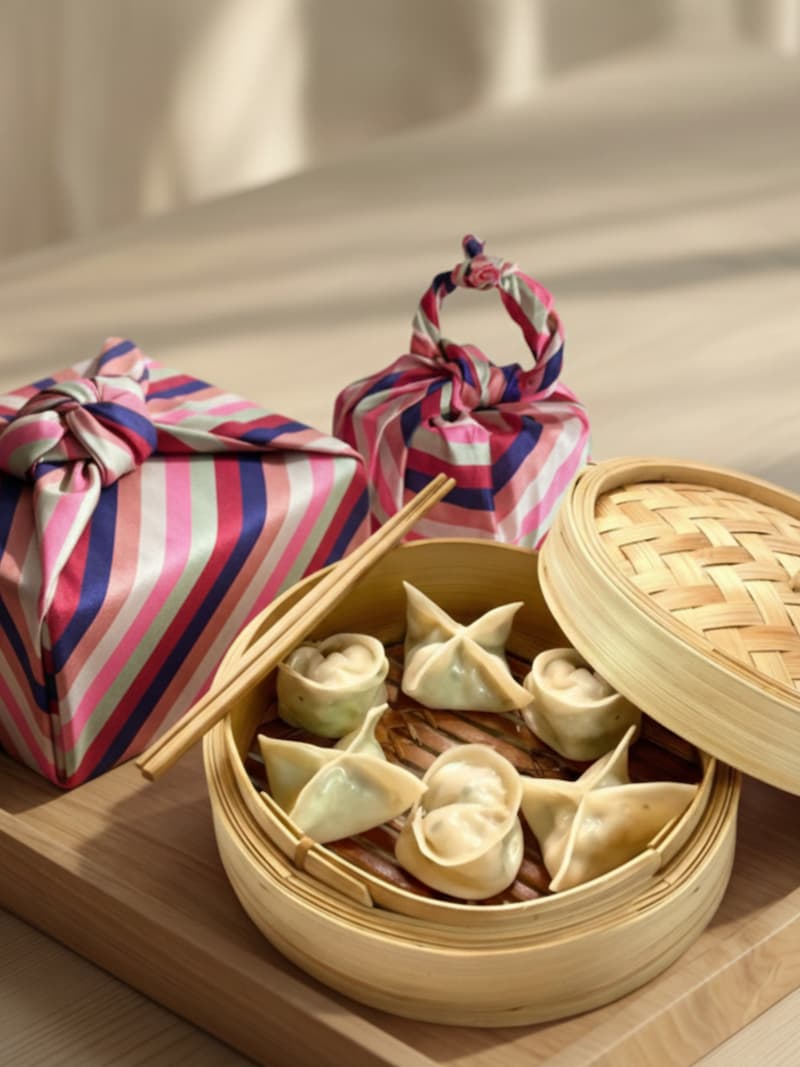 Learn the art of bojagi (cloth wrapping) at this Seollal event. Photo via the event listing on The Third Place.