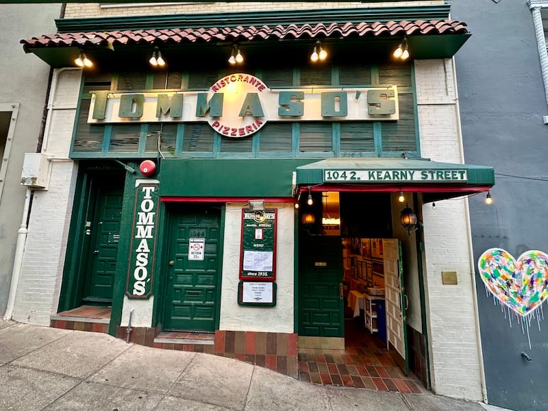 The historic Tommaso’s in North Beach. Photo: © tablehopper.com.