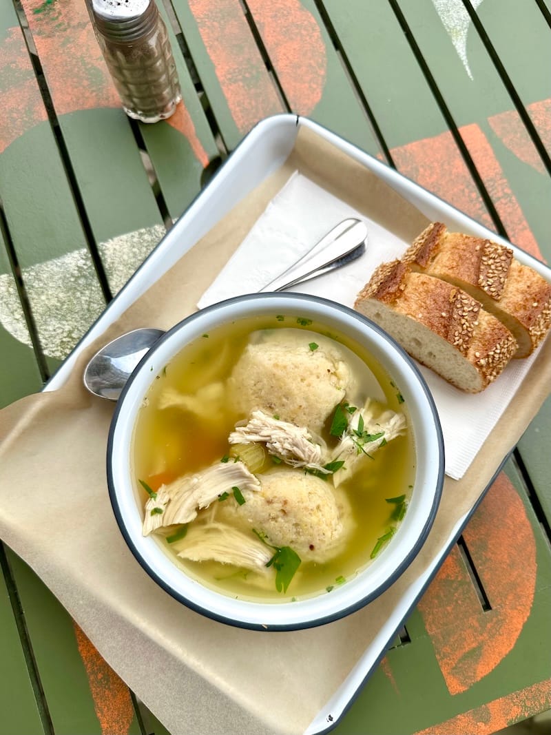 Matzoh ball soup at Iggy’s Place in the Outer Richmond. Photo: © tablehopper.com.