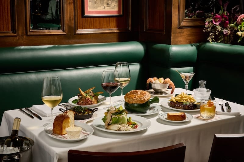 A menu of American classics and a corner table await at the revamped The Big Four. Photo: Brooke Fitts.