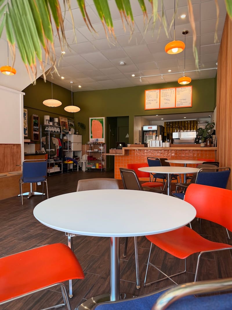 Round tables will encourage hanging out. Photo courtesy of Hologram.