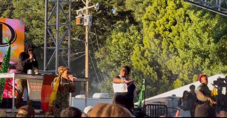 A screen grab from my video of Arrested Development makin’ the crowd move at BottleRock 2026. Photo: © tablehopper.com.
