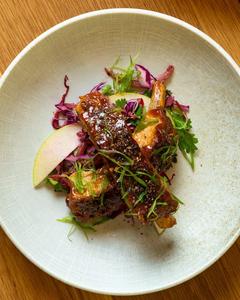 The baby BBQ pork ribs at Casa Sofia. Photo: LemonAd Media.