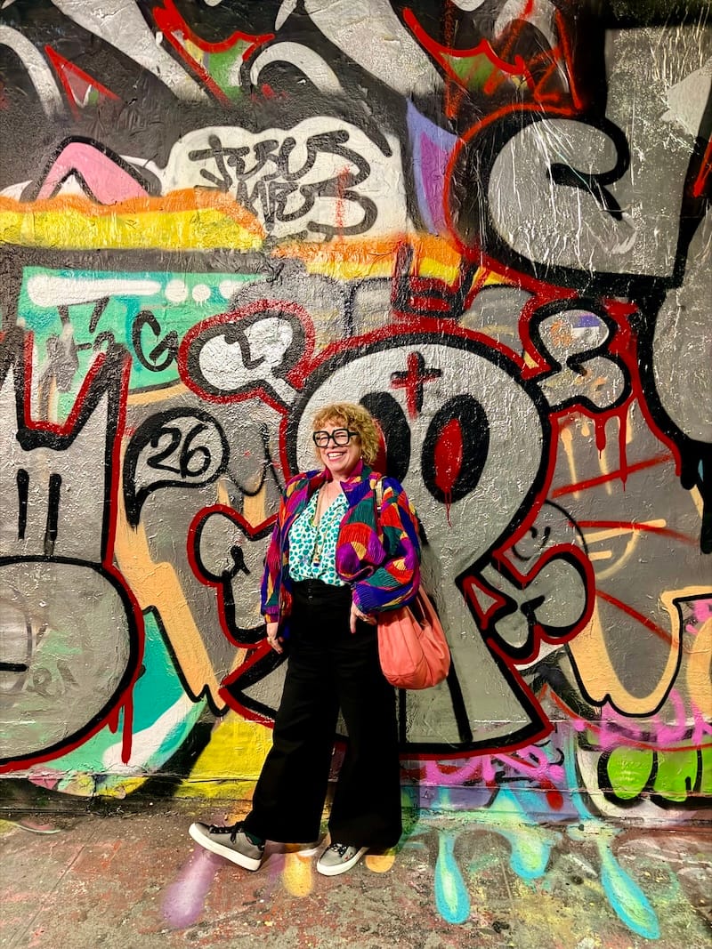 Beaming on my last night in New York City. Photo by Flora Tsapovsky.