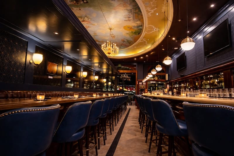 The main dining room and bar at Ristobar. Photo courtesy of Ristobar.