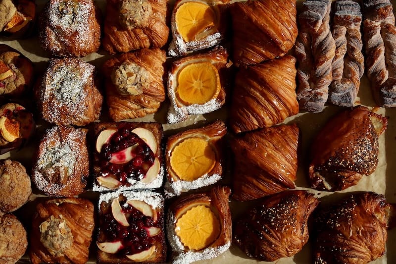 A display of pastries by Saltwater Bakeshop in 2019. Photo via Saltwater Bakeshop’s Facebook page.