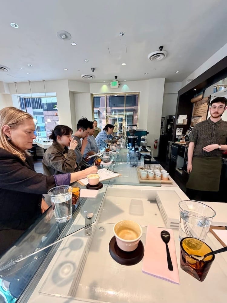 We felt like judges for an hour at the counter at The Wild Fox. Photo: © tablehopper.com.