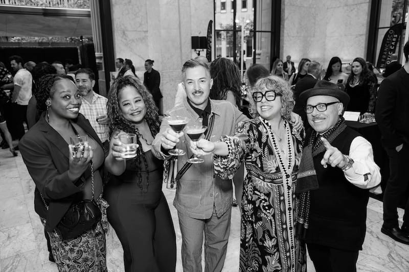 Saying cheers at San Francisco Magazine’s Best of the Bay in 2025. Photo: Drew Alitzer.