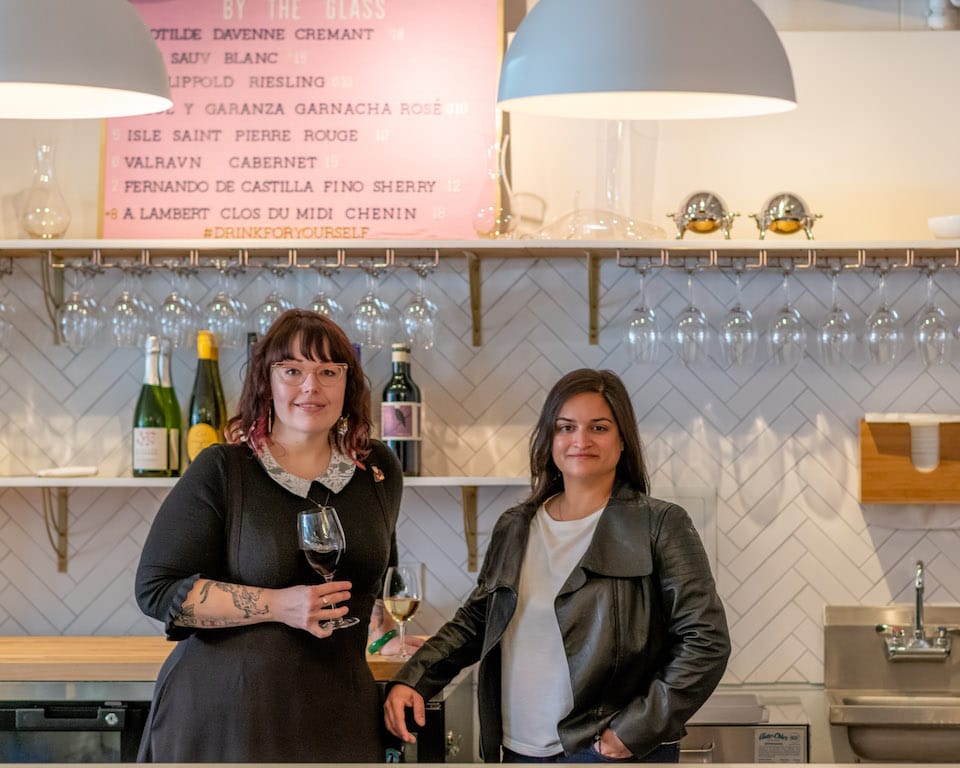 DecantSF’s Cara Patricia and Simi Grewal. Photo: Joseph Weaver.