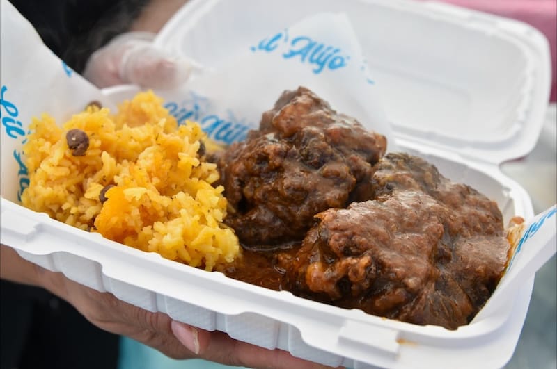 Lil’ Alijo will be serving up Caribbean fare on the plaza this Sunday. Photo courtesy of Foodwise.