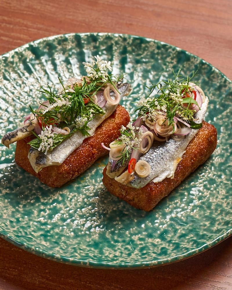 Khao tod pla kem at the new SAAM. Photo courtesy of SAAM.