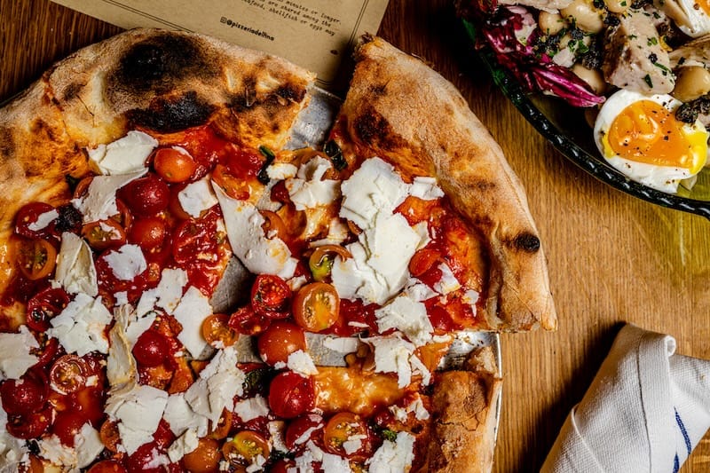 The cherry pie from Pizzeria Delfina is ready to see you. Photo courtesy of Pizzeria Delfina.