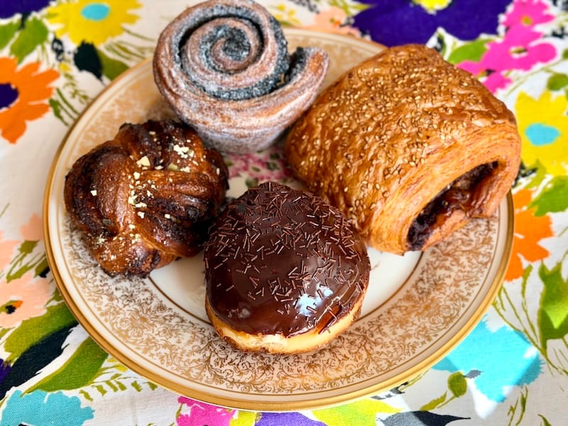 Some specials from a past Saturbake, including the dreamy tiramisù doughnut. Photo: © tablehopper.com.