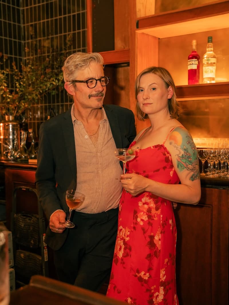 These two! Much love and deep gratitude to Jon and Kelly Anne Gasparini for hosting us in the stunningly and lovingly updated 15 Romolo. Photo: Ashley Rose Conway—Craft & Cocktails.