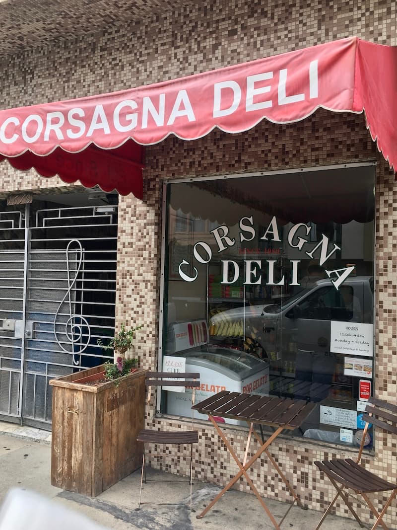 Corsagna Deli in 2017. Photo: © tablehopper.com.