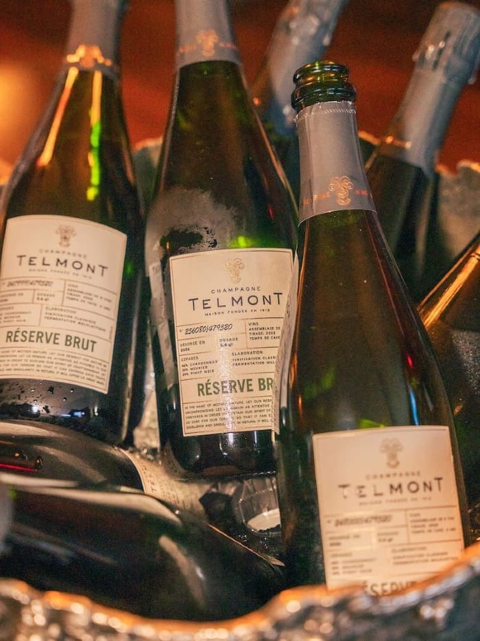 Champagne Telmont Réserve Brut will be poured once again at this tablehopper event! Photo: Ashley Rose Conway—Craft & Cocktails.