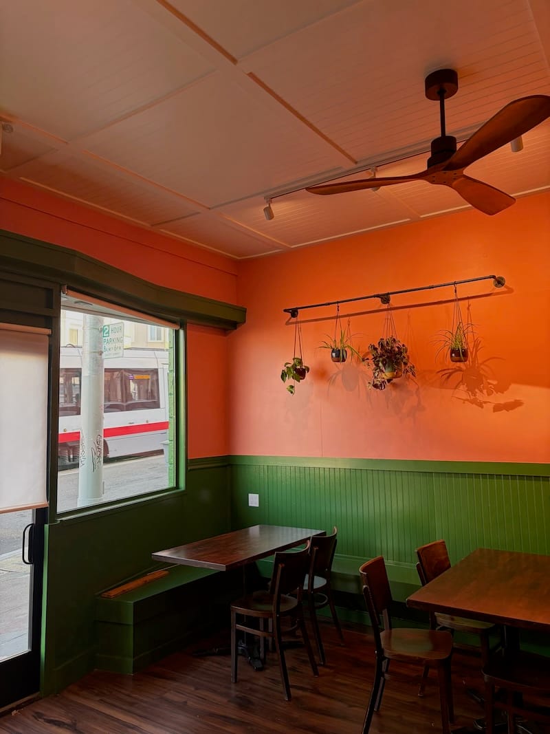 A look at the cheerful interior. Photo courtesy of Bare Bones.