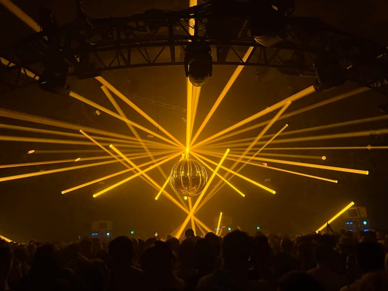 I don’t know how the Despacio disco ball and light show continue to become even more stunning, but this thing keeps going to 11. Photo: © tablehopper.com.
