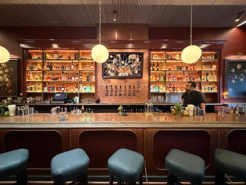 From hot pink mini disco to contemporary Victorian saloon. Photo: © tablehopper.com.