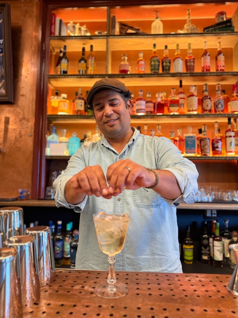 The first of many cocktails Will Herrera will be making for me at Olde Fashioned. Photo: © tablehopper.com.