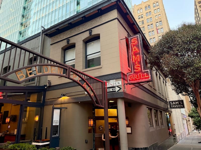 Sam’s Grill is now open for dinner service on Saturdays. Photo: © tablehopper.com.