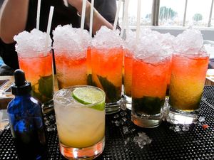 August  2, 2011 - This week's tablehopper: pitch a tent.