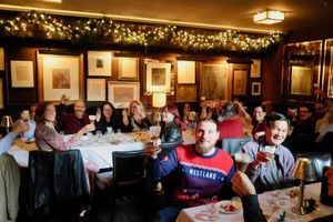 This week's tablehopper: noggin'.