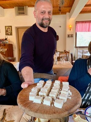 April  2, 2019 - This week's tablehopper: Greece is the time, is the place, is the motion.