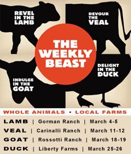 All Kinds of Whole Animal Menus Around Town