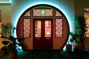 Moongate Lounge Now Open Above Mister Jiu's, Serving Cocktails, Dim Sum, and Natural Wines