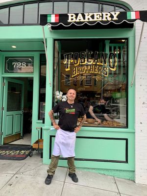 Tony Gemignani's Toscano Brothers Bakery (With Dago Bagel!) Opens in North Beach