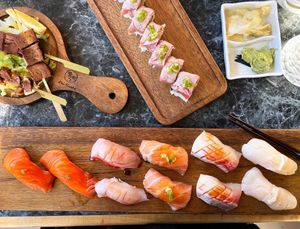 New Openings Include Au Sushi, Empire Pizza, Fiddle Fig Cafe, Arepas, Sacred Taco, Zevi Cafe and Bistro