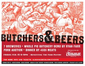 More Suds Events: Butchers and Beers, Delicious Pairings, Cheesy Happy Hour